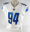 2017 Detroit Lions Benito Jones #94 Game Issued White Jersey 46 DP68634