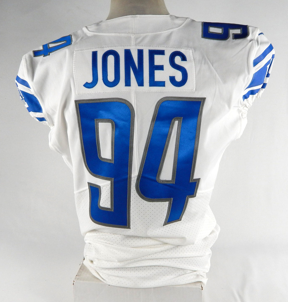 2017 Detroit Lions Benito Jones #94 Game Issued White Jersey 46 DP68634 Pic2