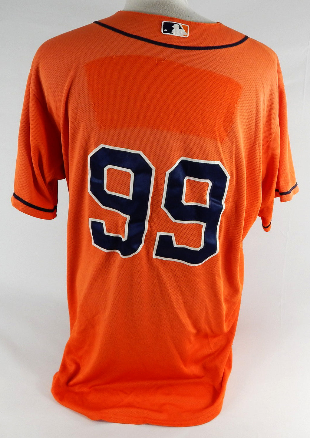 2013-17 Houston Astros #99 Game Used Orange Jersey NP Rem 50 038 Pic2