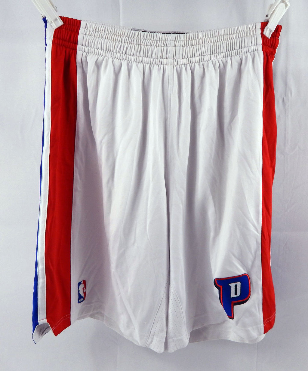 2011-12 Detroit Pistons Rodney Stuckey #3 Game Used White Shorts XL 050