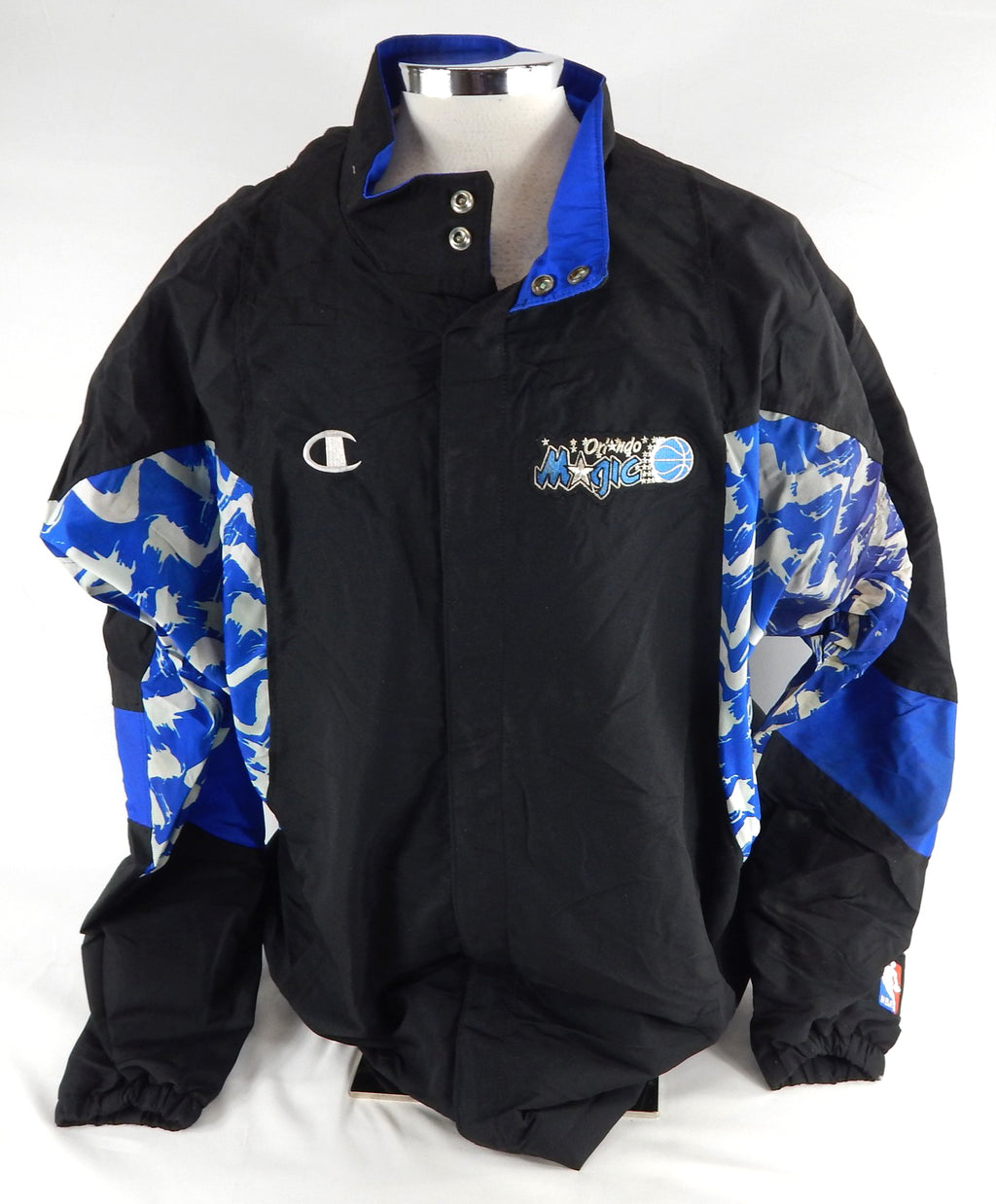 1997-98 Orlando Magic Game Issued Black Warm Up Jacket 52 173
