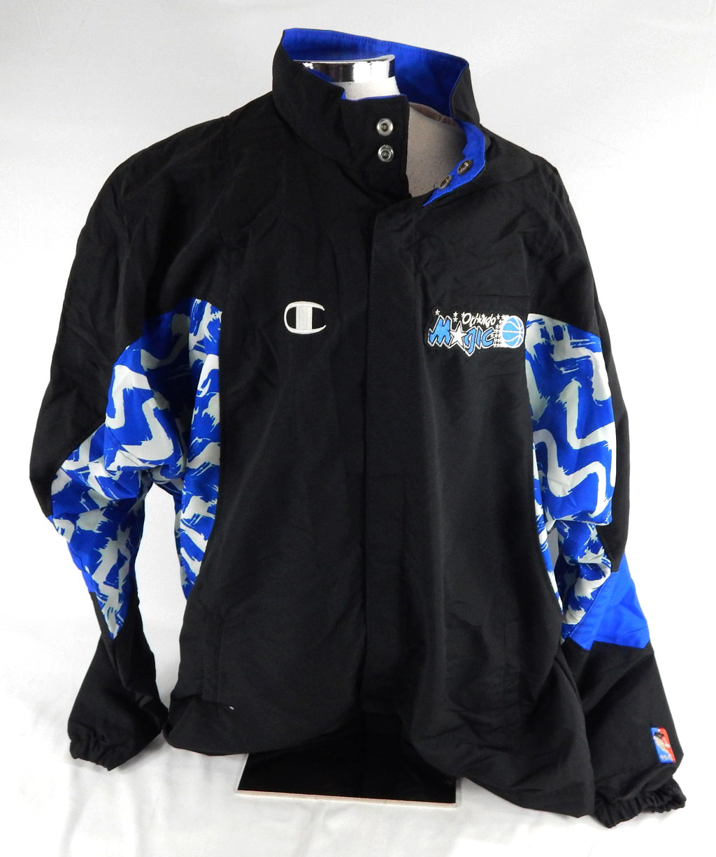 1997-98 Orlando Magic Game Issued Black Warm Up Jacket 50 174