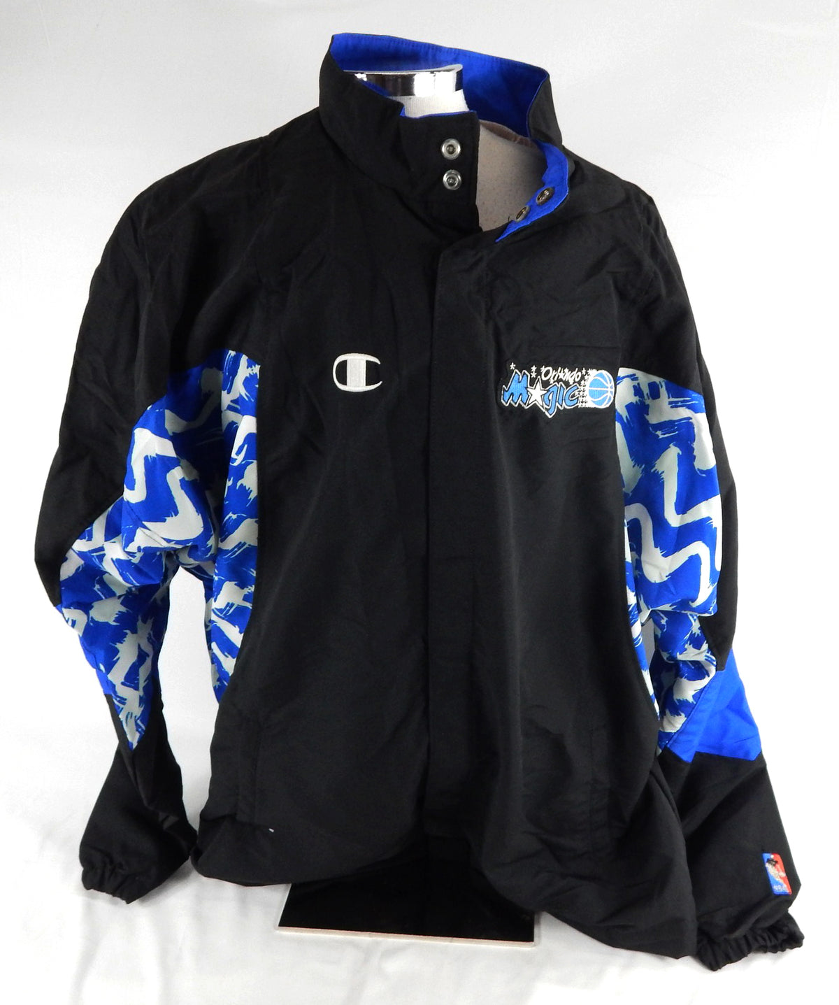 1997-98 Orlando Magic Game Issued Black Warm Up Jacket 50 174