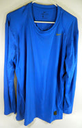 Boise State Broncos Team Issued Blue Long Sleeve Shirt Size S