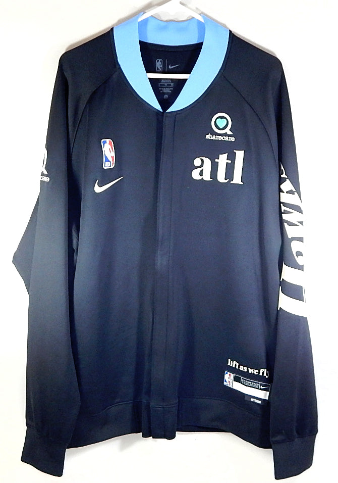 Atlanta Hawks Team Issued Nike City Edition Warm Up Jacket Sharecare Large