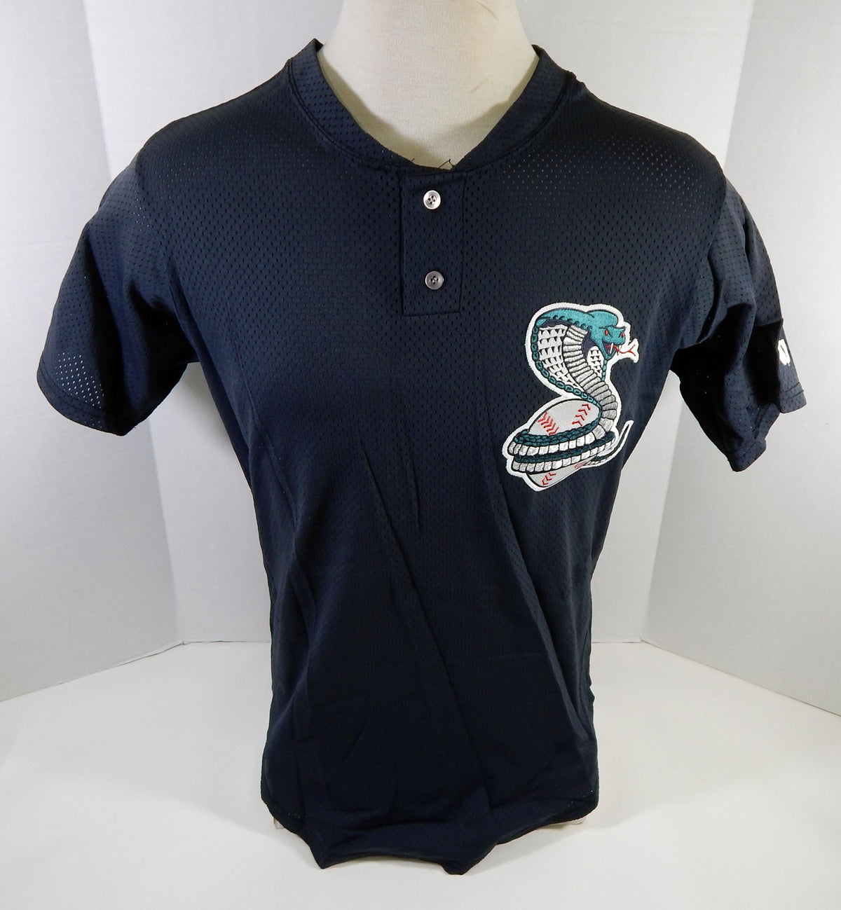 1995-2000 Kissimmee Cobras #16 Game Used Black Jersey 46 DP16531 Pic2