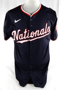 2024 Washington Nationals Derek Law #58 Game Issued Navy Jersey 48 054