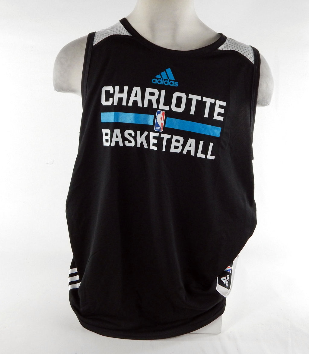 2015-16 Charlotte Hornets Game Issued Black Practice Jersey 2XL DP70308