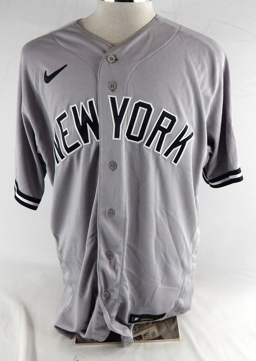 2023 New York Yankees Randy Vasquez #98 Game Issued Grey Jersey Starr P 46 446