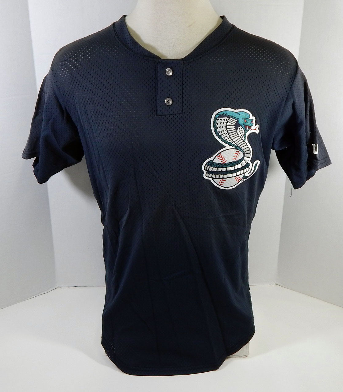 1995-2000 Kissimmee Cobras #5 Game Used Black Jersey 44 DP16533 Pic2