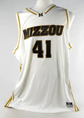 2000s Missouri Tigers #41 Game Issued White Jersey Basketball 56 246