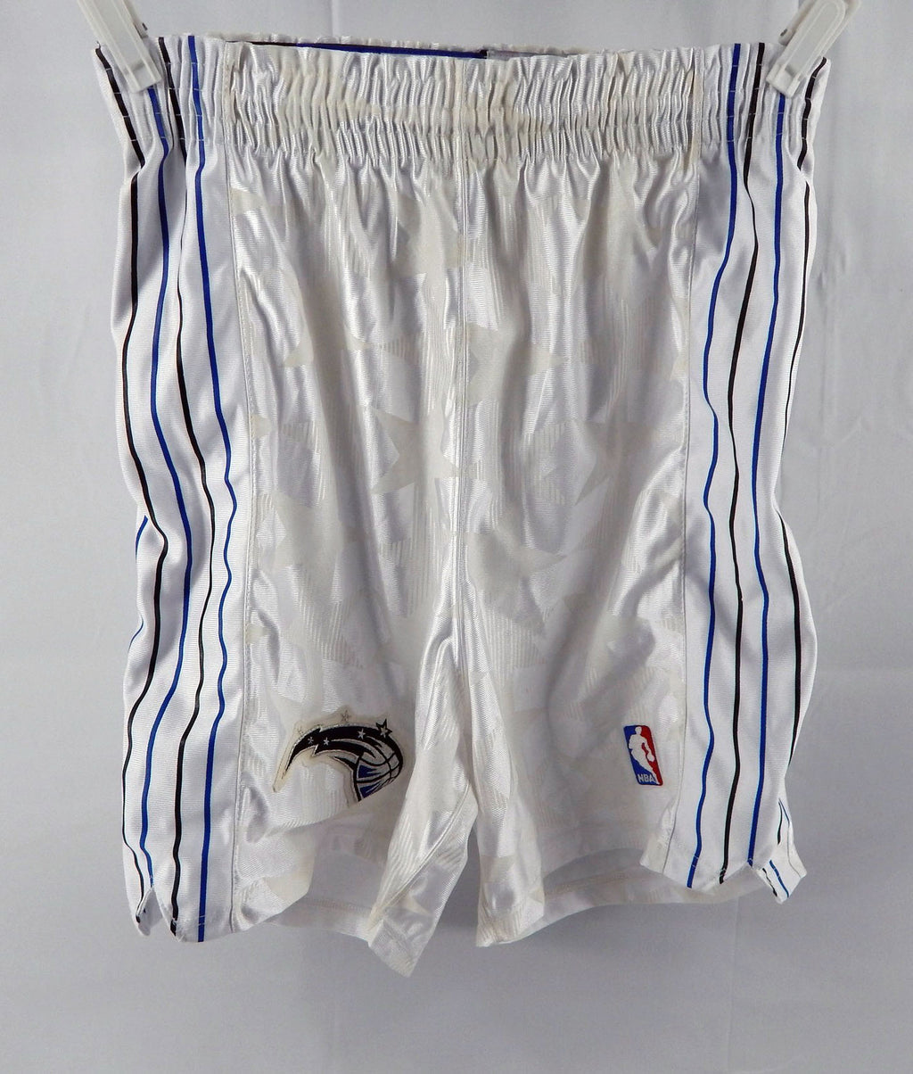 1990s Orlando Magic Game Issued White Shorts 36 061