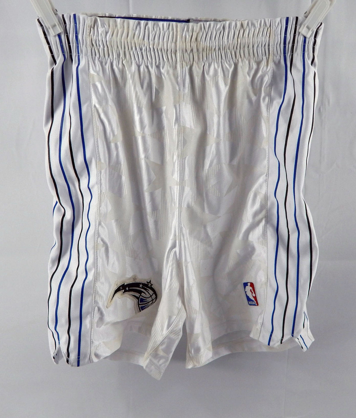 1990s Orlando Magic Game Issued White Shorts 36 061