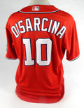2022 Washington Nationals Gary Disarcina #10 Game Used Red Jersey 50 DP73346