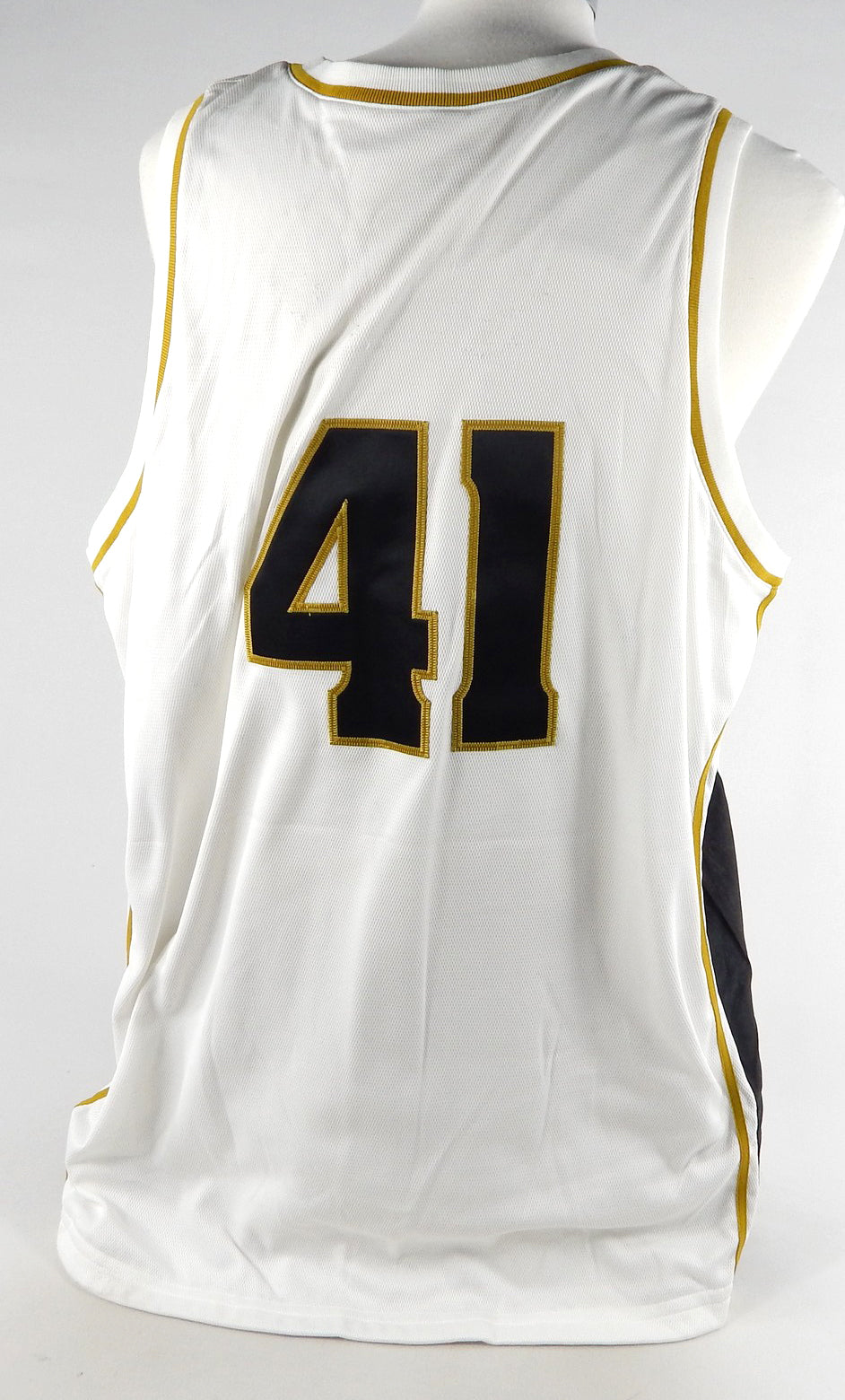 2000s Missouri Tigers #41 Game Issued White Jersey Basketball USA Flag P 54 250 Pic2