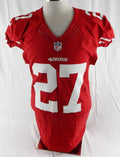 2016 San Francisco 49ers Keith Reaser #27 Game Issued Red Jersey 40 DP96849