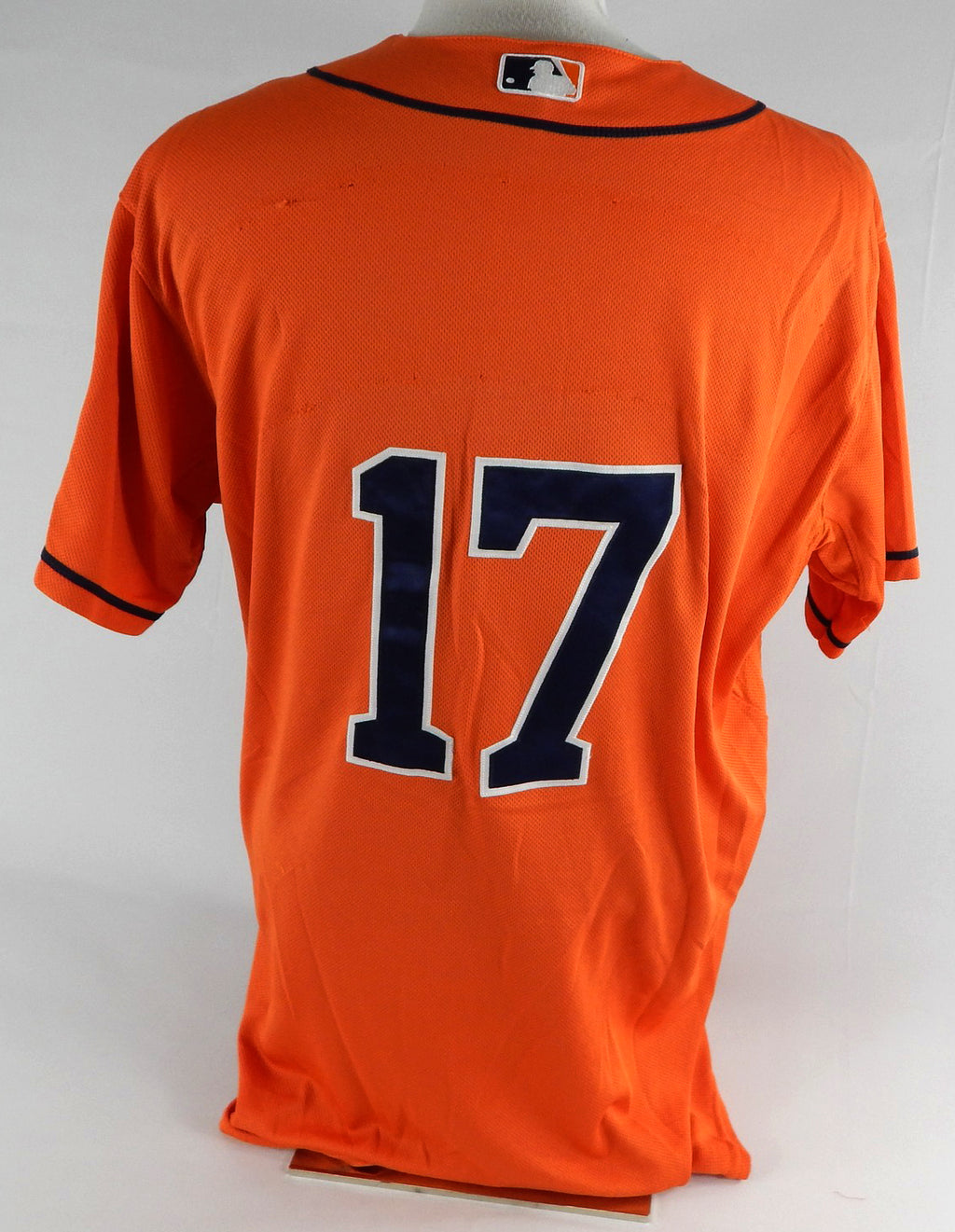 2013-17 Houston Astros #17 Game Used Orange Jersey NP Rem 48 046 Pic2