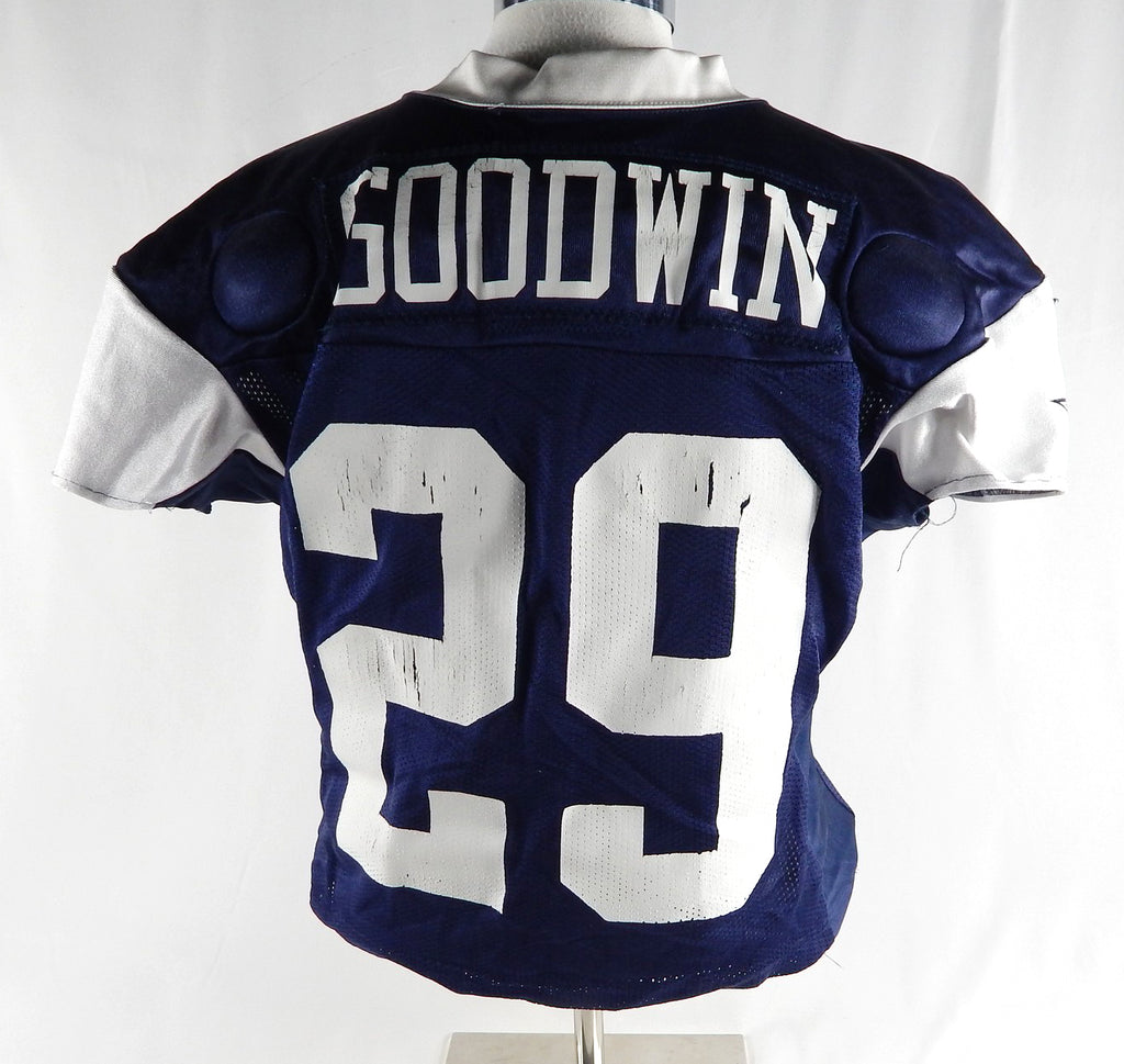2024 Dallas Cowboys C.J. Goodwin #29 Game Used Navy Practice Jersey DP88746 Pic2