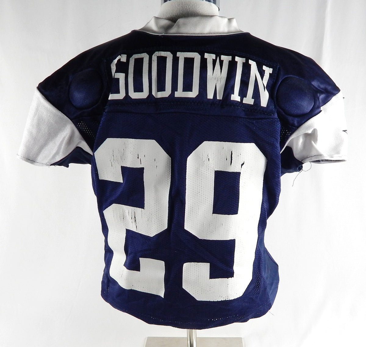2024 Dallas Cowboys C.J. Goodwin #29 Game Used Navy Practice Jersey DP88746 Pic2
