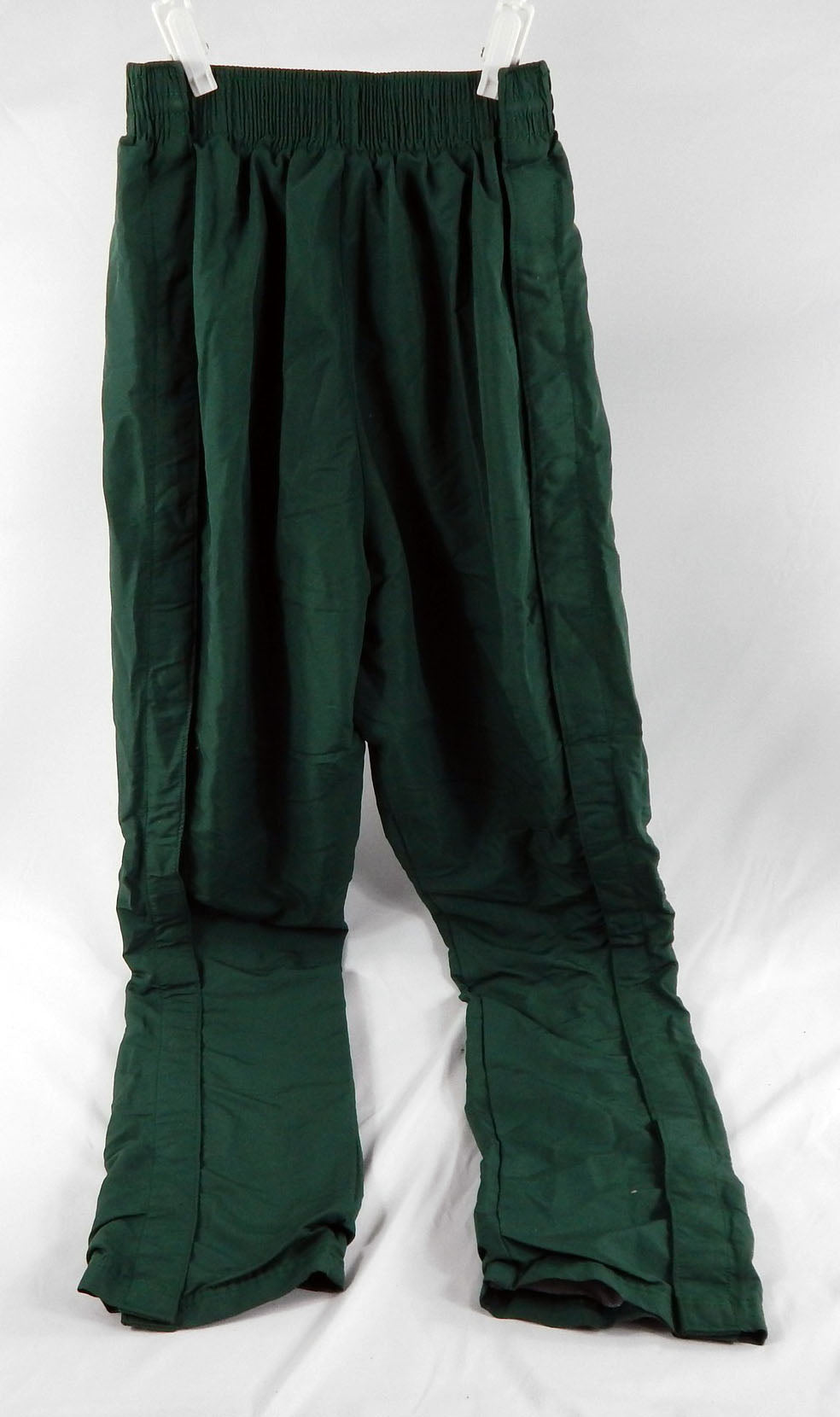 1990s Seattle SuperSonics #15 Game Used Green Basketball Warm Up Pants Size 34 2 Pic2