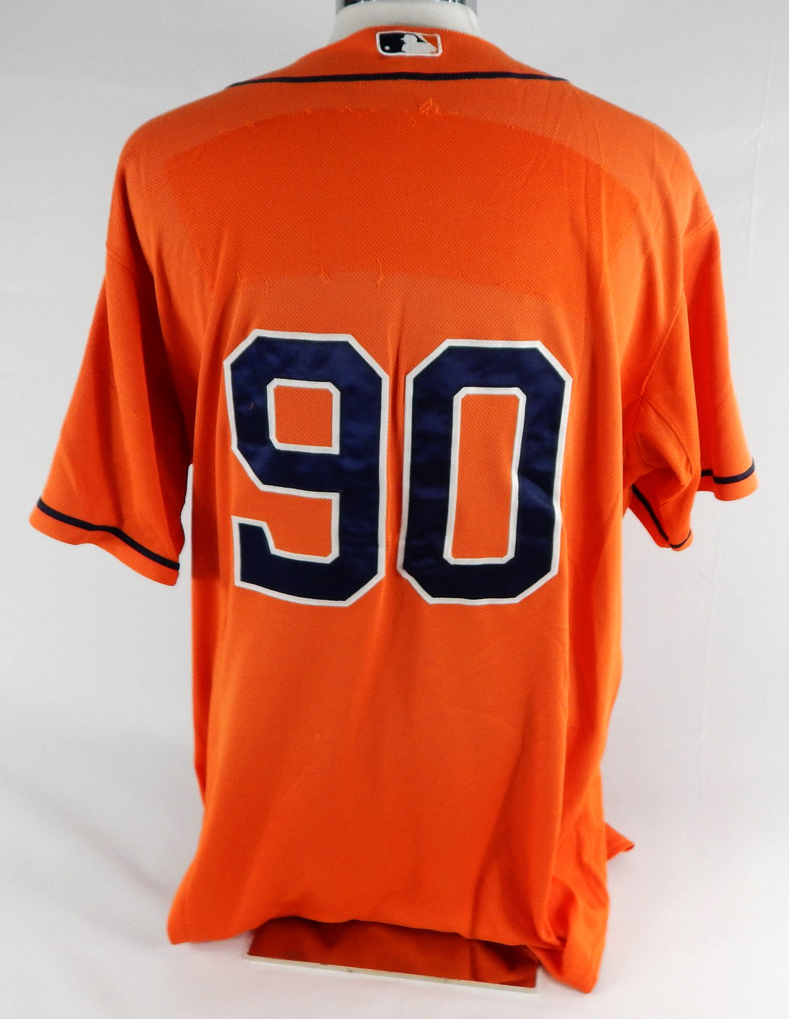 2013-17 Houston Astros #90 Game Used Orange Jersey NP Rem 50 048 Pic2