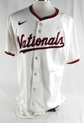 2024 Washington Nationals Richard Bleier #49 Game Issued White Jersey 48 063