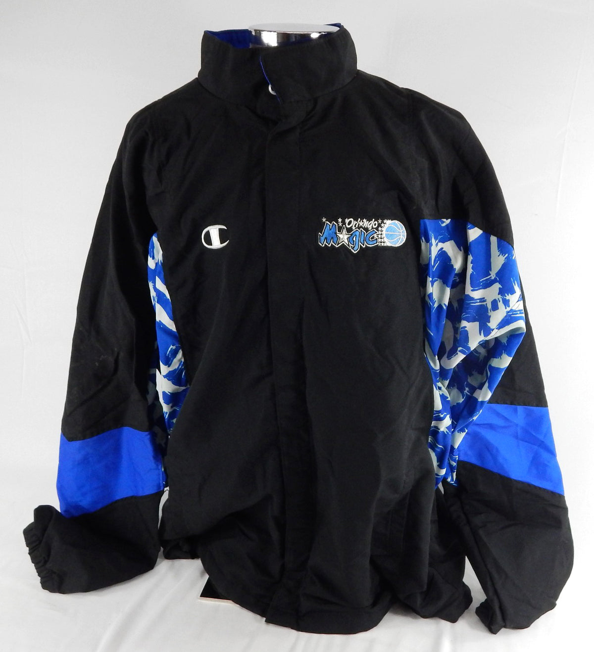 1997-98 Orlando Magic Horace Grant #54 Game Used Black Warm Up Jacket 52 182