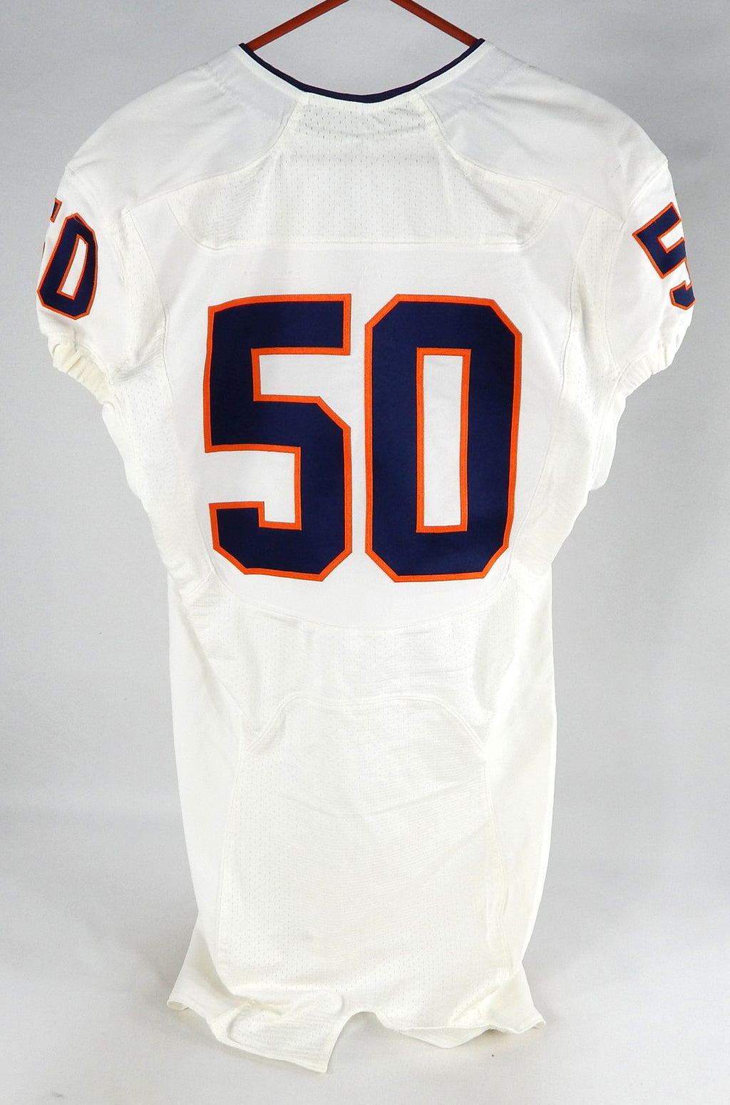 2013-14 Virginia Cavaliers #50 Game Used White Jersey NP Rem 42 DP76467 Pic2