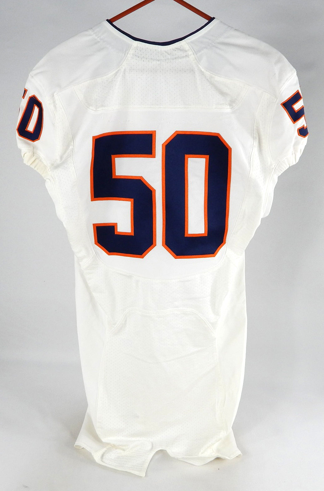 2013-14 Virginia Cavaliers #50 Game Used White Jersey NP Rem 42 DP76467 Pic2