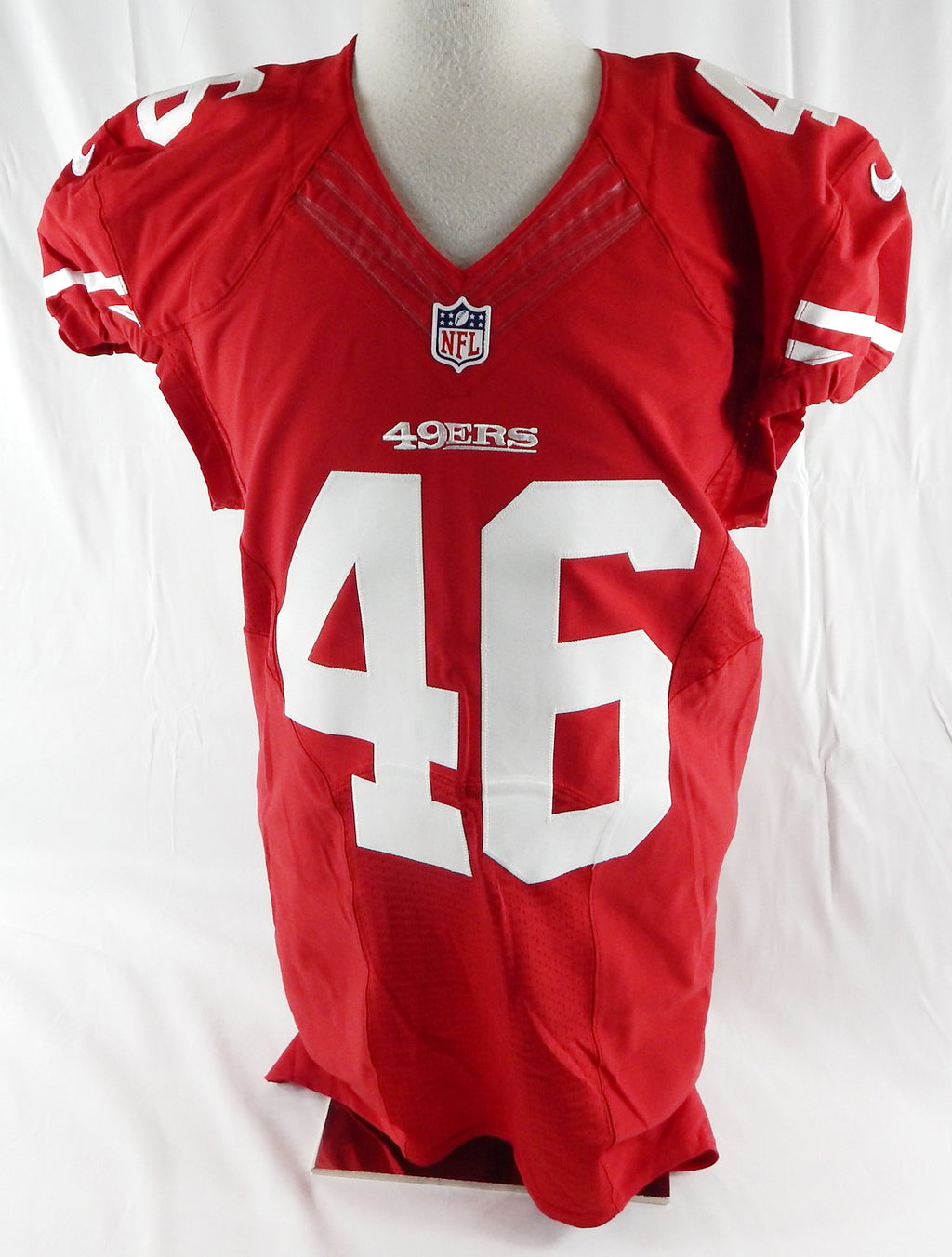 2016 San Francisco 49ers Jones #46 Game Issued Red Jersey 44 854