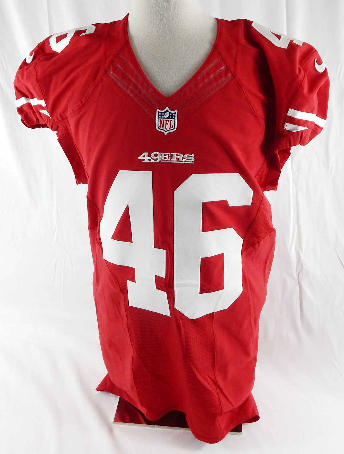 2016 San Francisco 49ers Jones #46 Game Issued Red Jersey 44 854