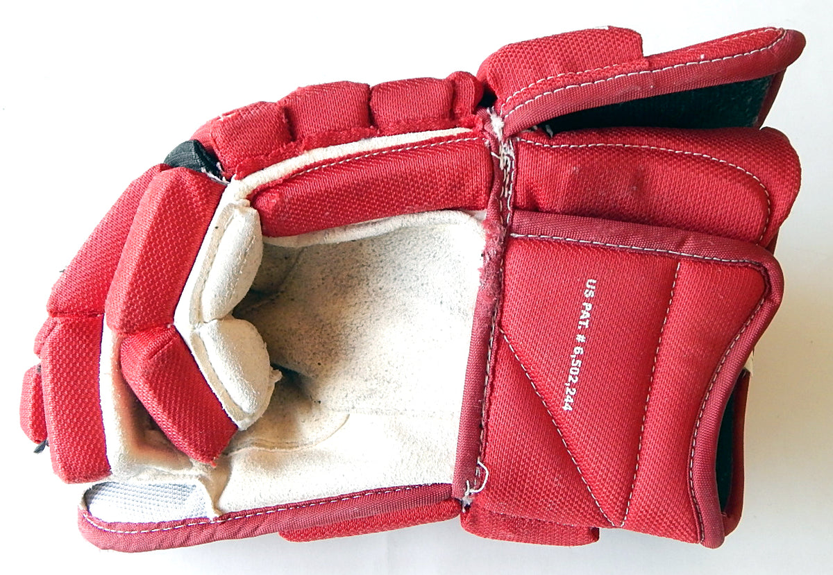 Bret Hedican Carolina Hurricanes TPS Game Worn Used Hockey Left Hand Glove Pic2