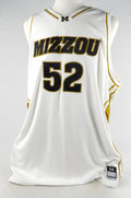 2000s Missouri Tigers #52 Game Issued White Jersey Basketball 58 259