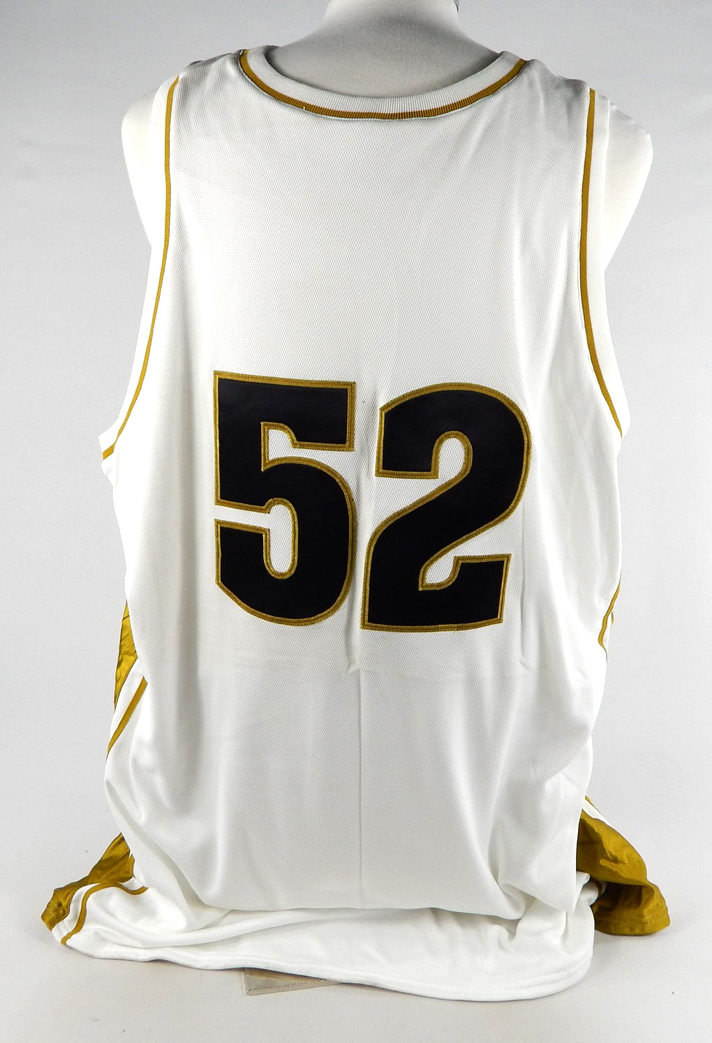 2000s Missouri Tigers #52 Game Issued White Jersey Basketball 58 259 Pic2