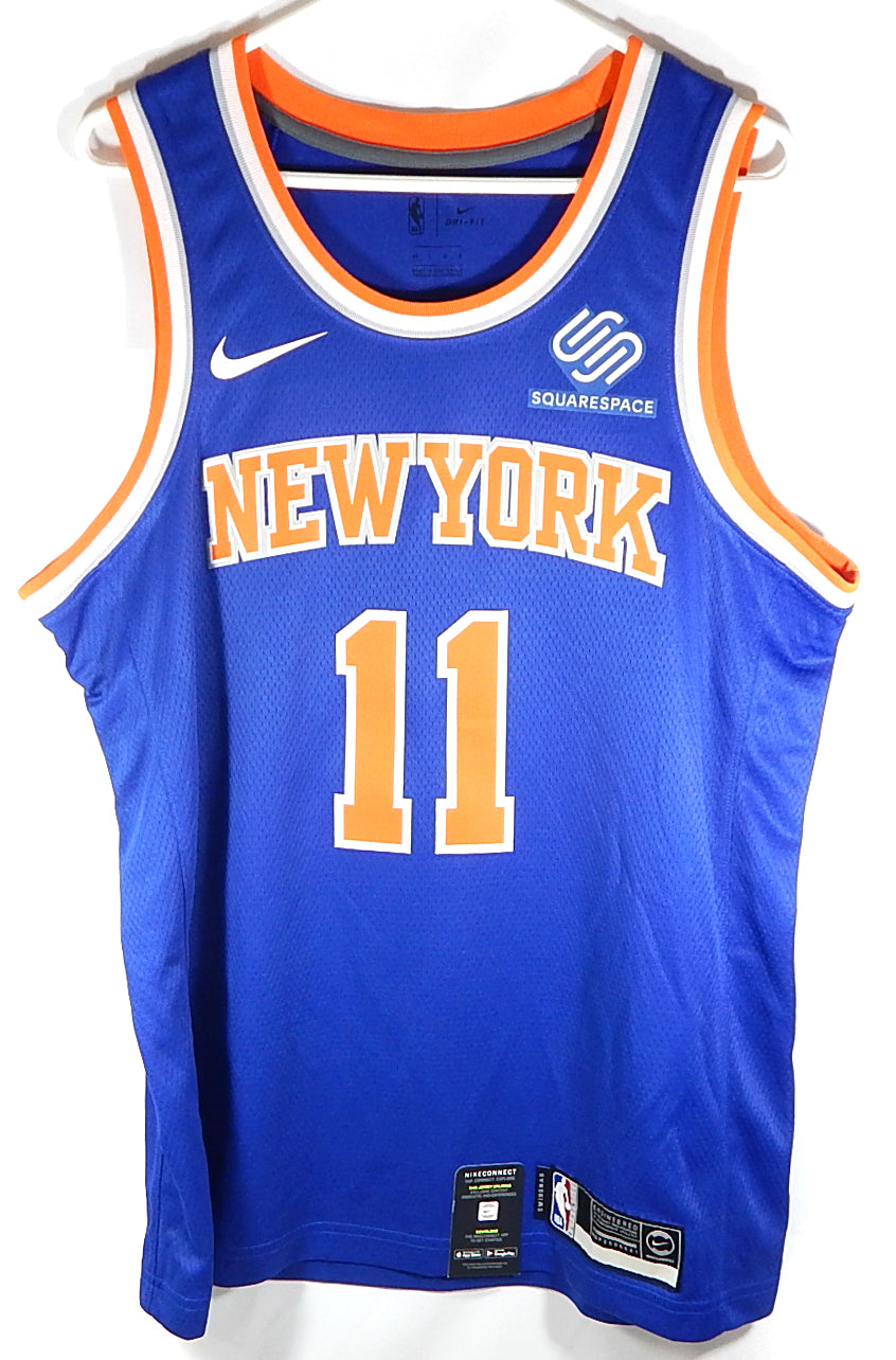 Frank Ntilikina NY Knicks Nike Connect Swingman Squarespace Jersey Blue 56 2XL