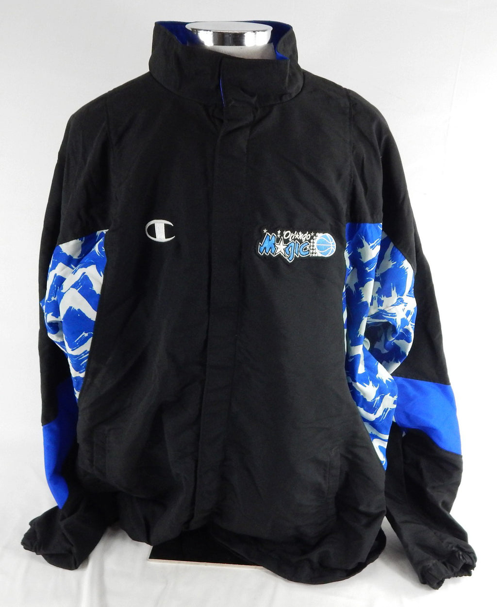 1997-98 Orlando Magic Jason Lawson #8 Game Used Black Warm Up Jacket 52 185