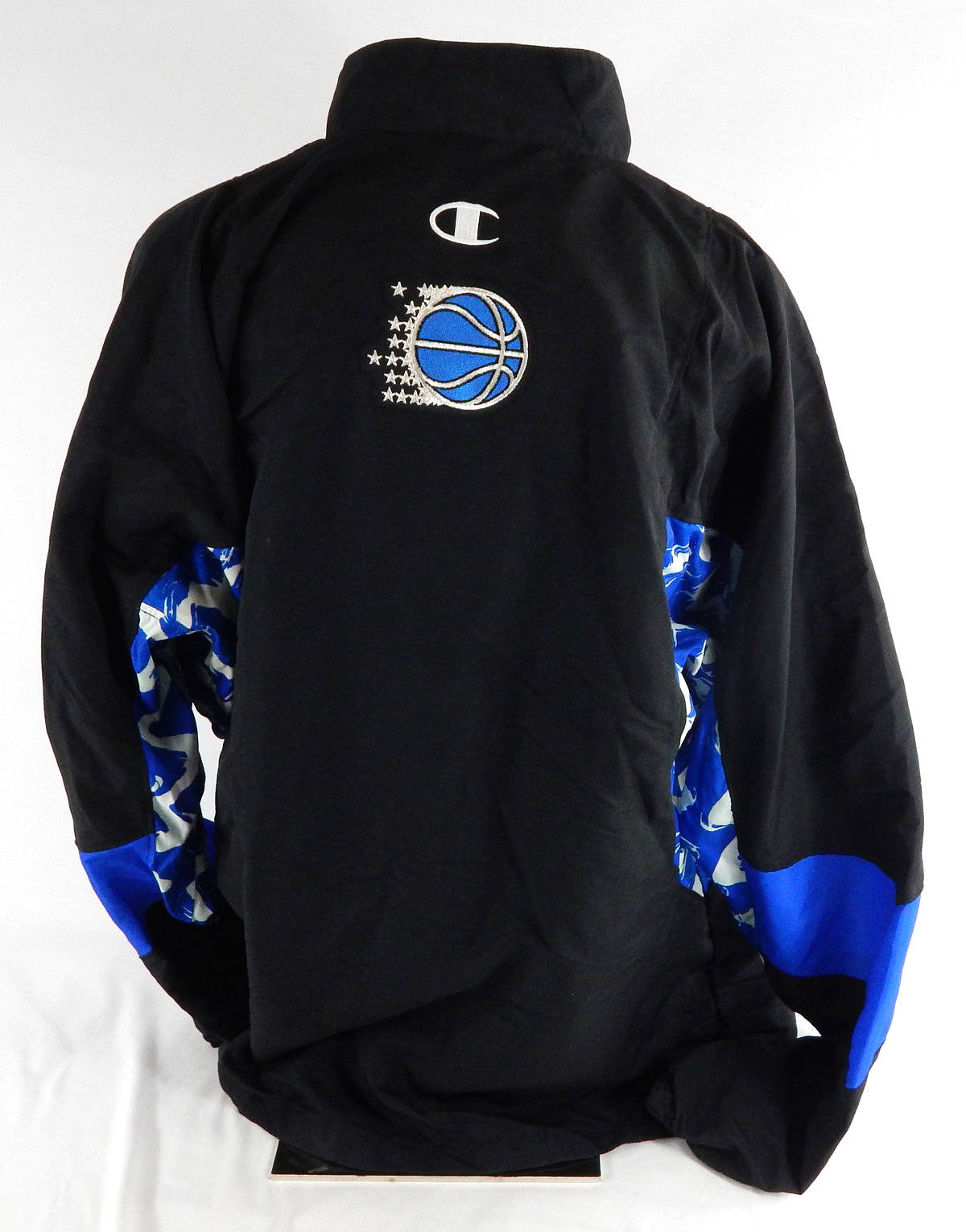 1997-98 Orlando Magic Jason Lawson #8 Game Used Black Warm Up Jacket 52 185 Pic2