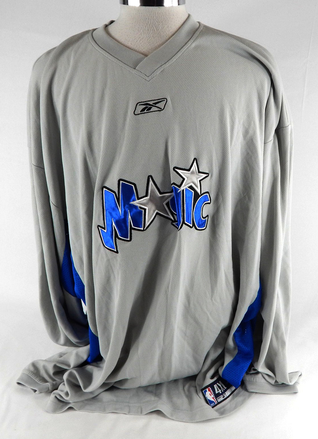 2003-04 Orlando Magic Zaza Pachulia #27 Game Used Grey Shooting Shirt 4XL 811