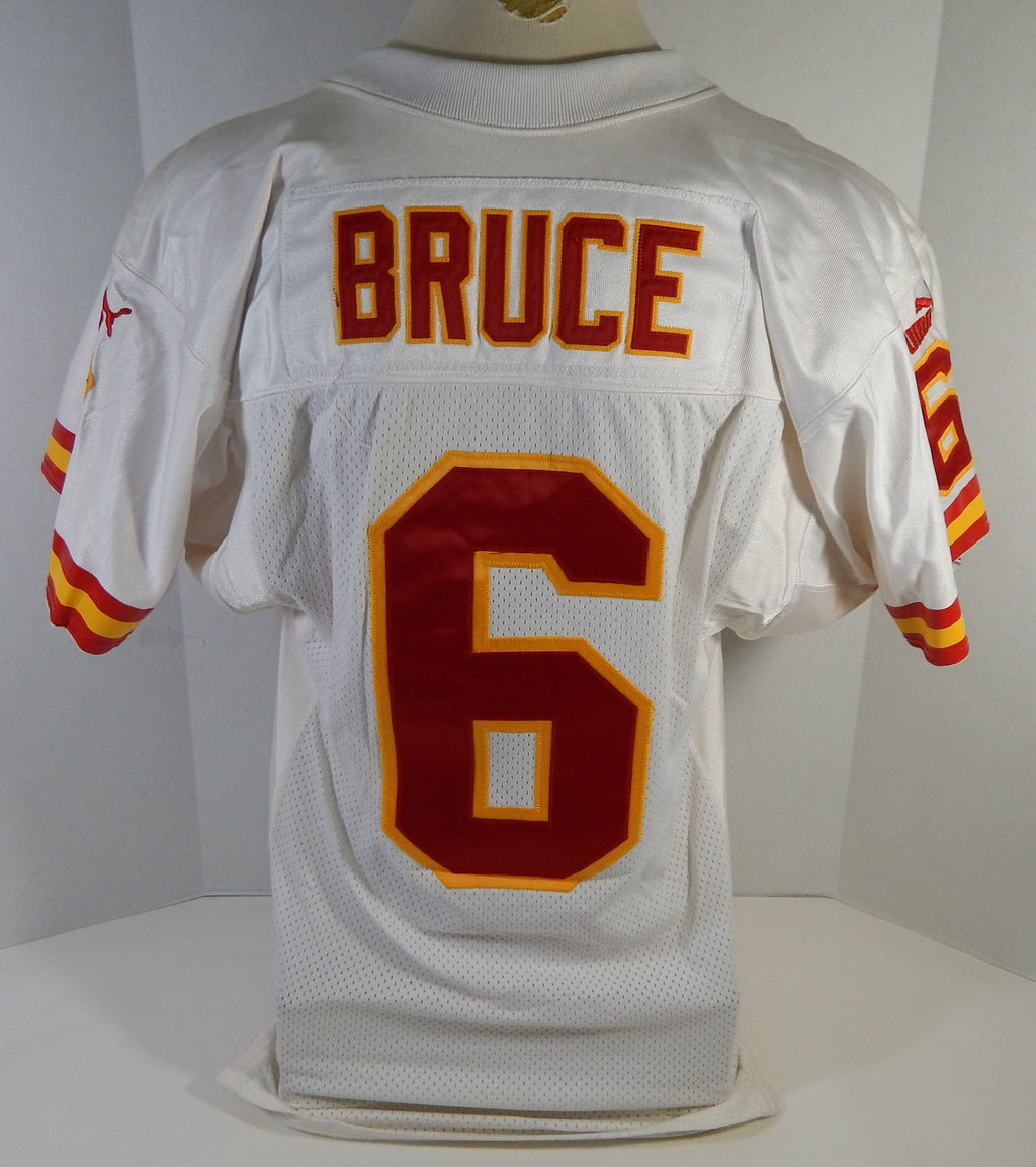 1999 Kansas City Chiefs Bruce #6 Game Issued White Jersey DP17348 Pic2