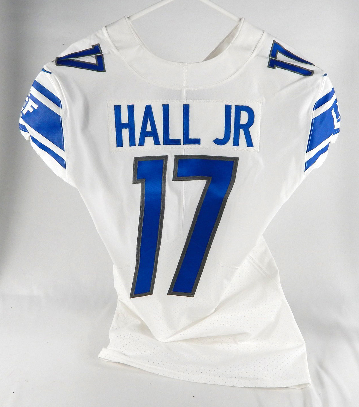 2019 Detroit Lions Marvin Hall #17 Game Issued White Jersey 40 DP68658 Pic2