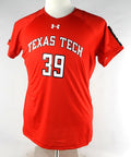 2018 Texas Tech Red Raiders #39 Game Used Red Jersey Womens Soccer L 511
