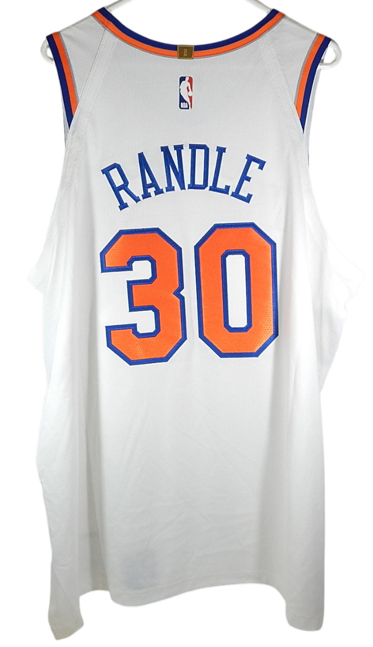 Julius Randle NY Knicks Nike Vaporknit Swingman Squarespace Jersey White 56 2XL Pic2