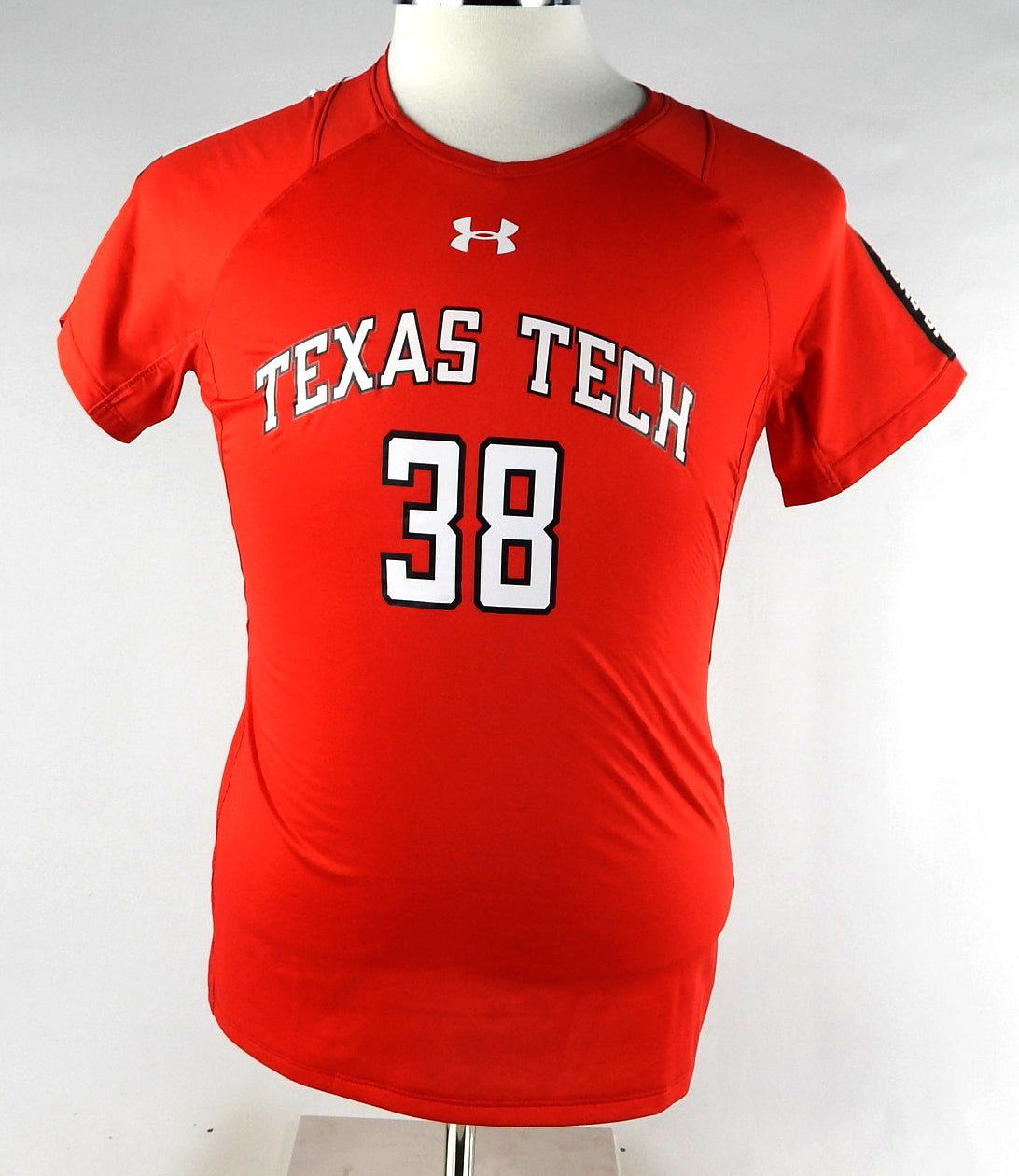 2018 Texas Tech Red Raiders #38 Game Used Red Jersey Womens Soccer M 512