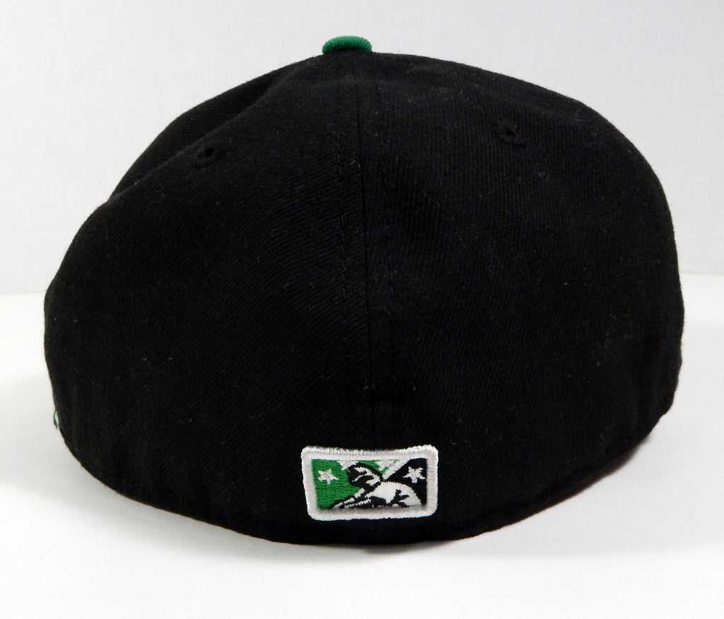 2018 Clinton Lumberkings Game Used Black Louie Hat LBKNG0021 Pic2
