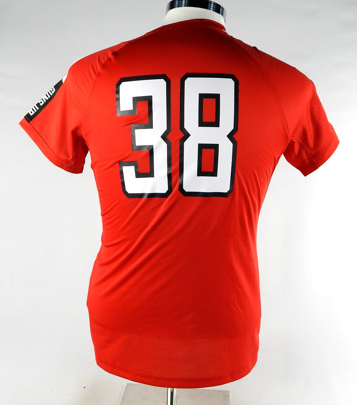 2018 Texas Tech Red Raiders #38 Game Used Red Jersey Womens Soccer M 512 Pic2