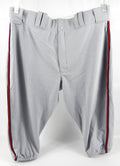 2017 Cleveland Indians Gio Urshela #39 Game Issued Grey Pants Negro League 44 48