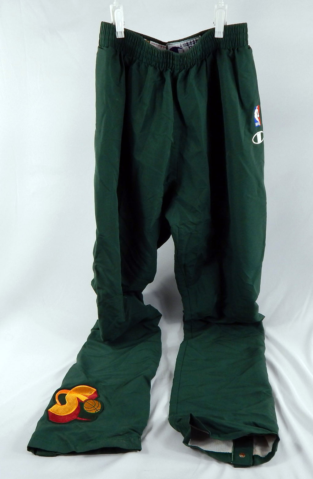 1990s Seattle SuperSonics #7 Game Used Basketball Warm Up Pants 38 122