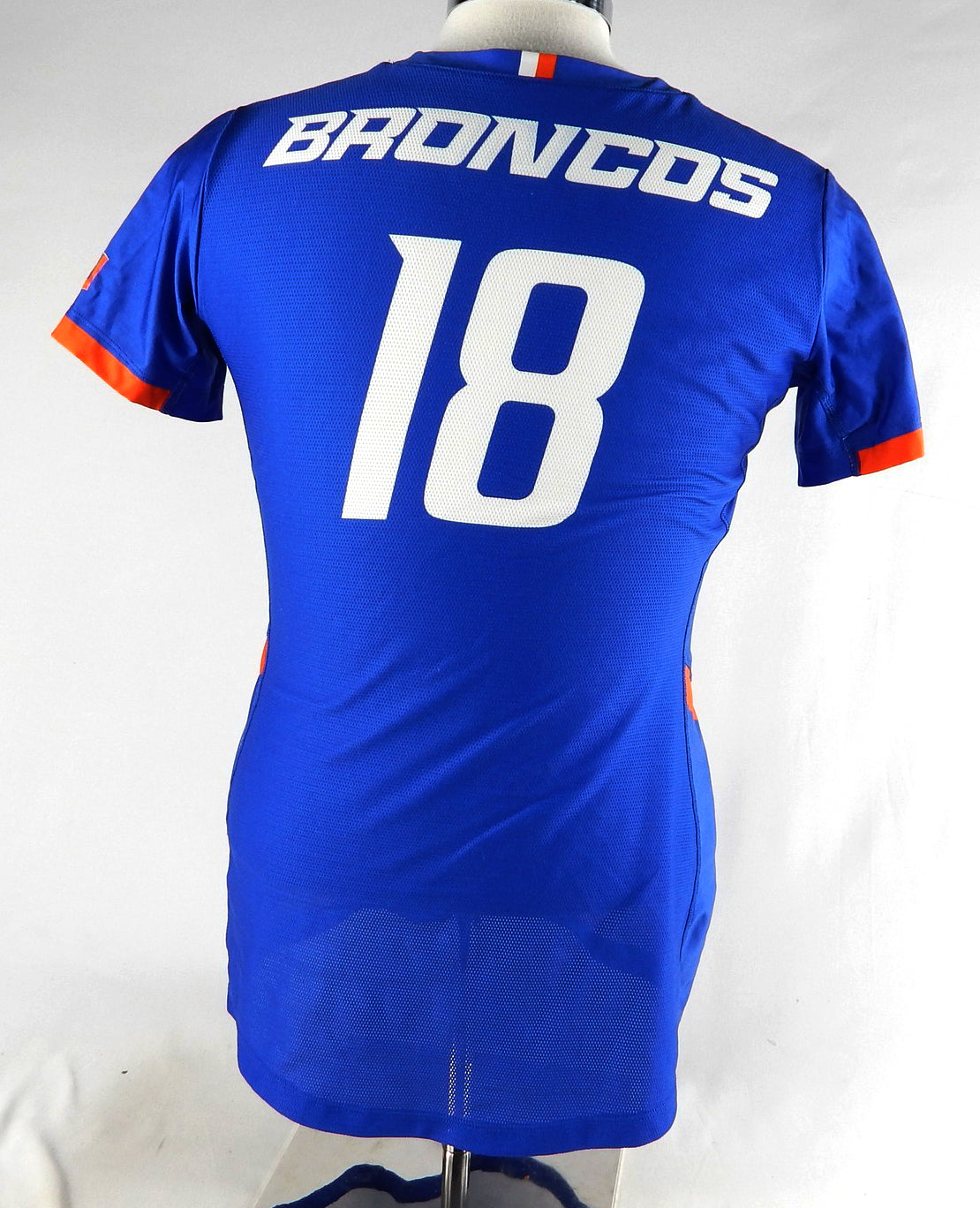 2023 Boise State Broncos #18 Game Used Blue Jersey Womens Soccer L 847 Pic2