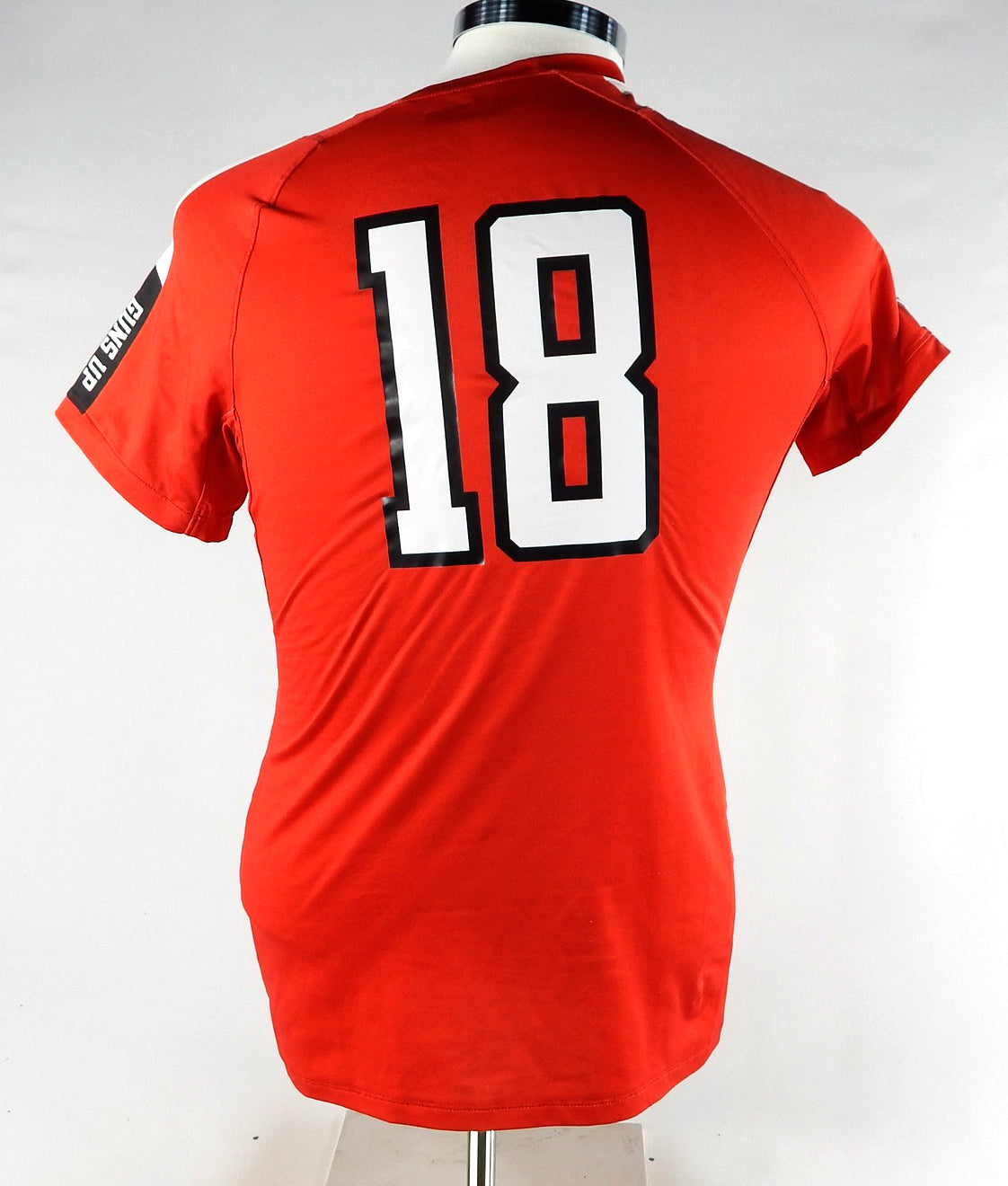 2017 Texas Tech Red Raiders #18 Game Used Red Jersey Womens Soccer M 518 Pic2
