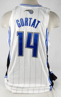 2008-09 Orlando Magic Gortat #14 Game Issued White Jersey 20 A Patch 46 6
